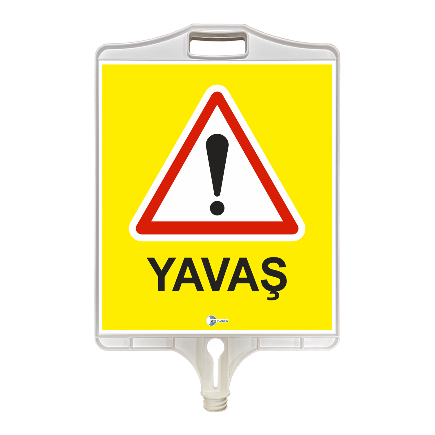 YAVAŞ UYARI TABELASI (TEK TARAFLI)