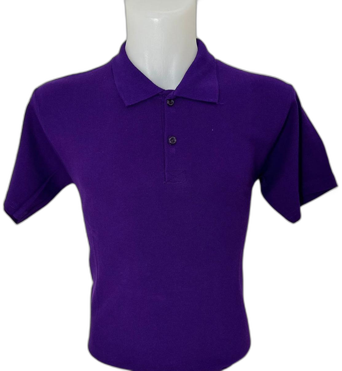 Mor Polo Yaka Tişört