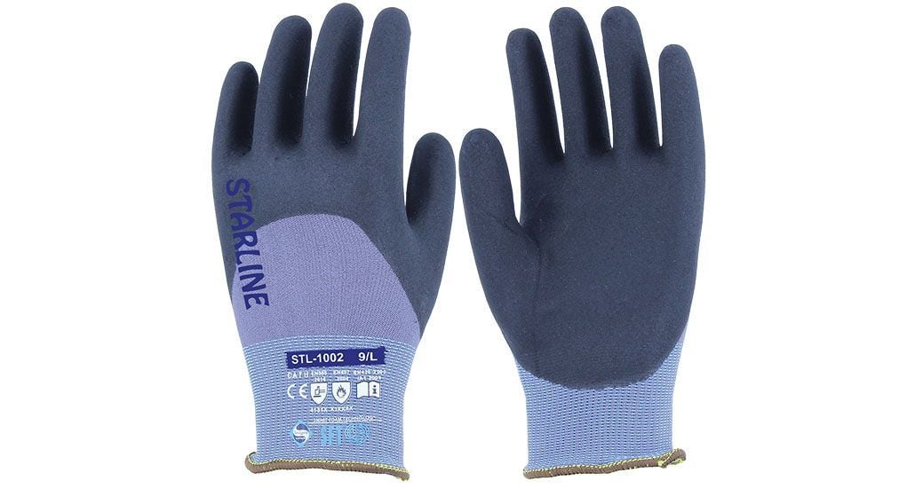 4131X | Starline 3/4 Köpük Nitril Kaplı Naylon+Spandeks Astarlı 100° Isı Temasına Dayanıklı Eldiven