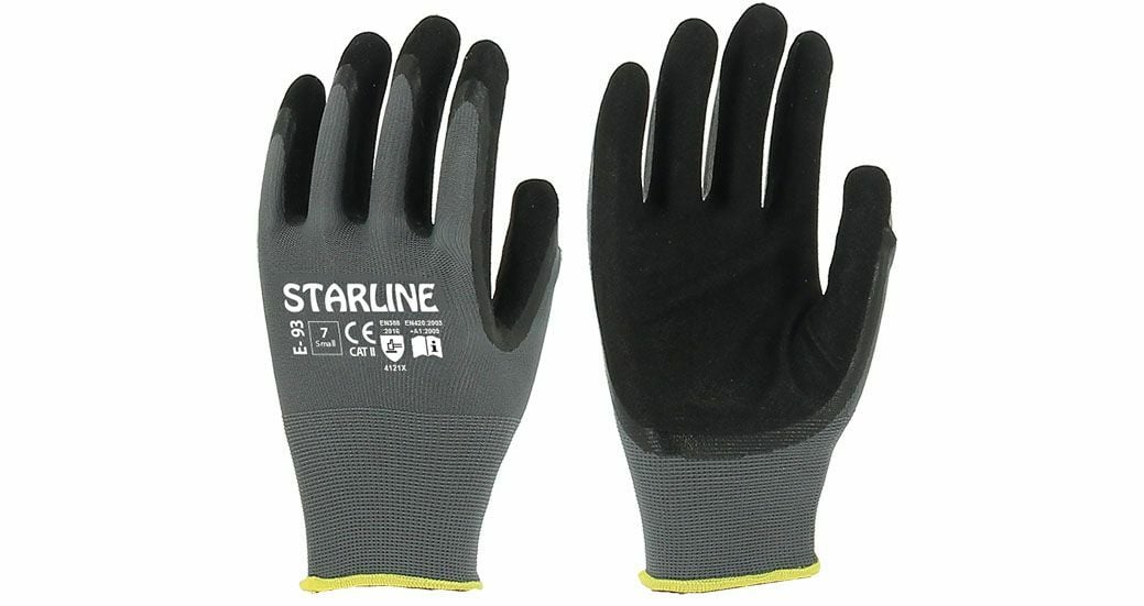 Starline E (93 1/2 Sandy Finish Köpük Nitril Kaplı Polyester Astarlı İş Eldiven ) | 4121X