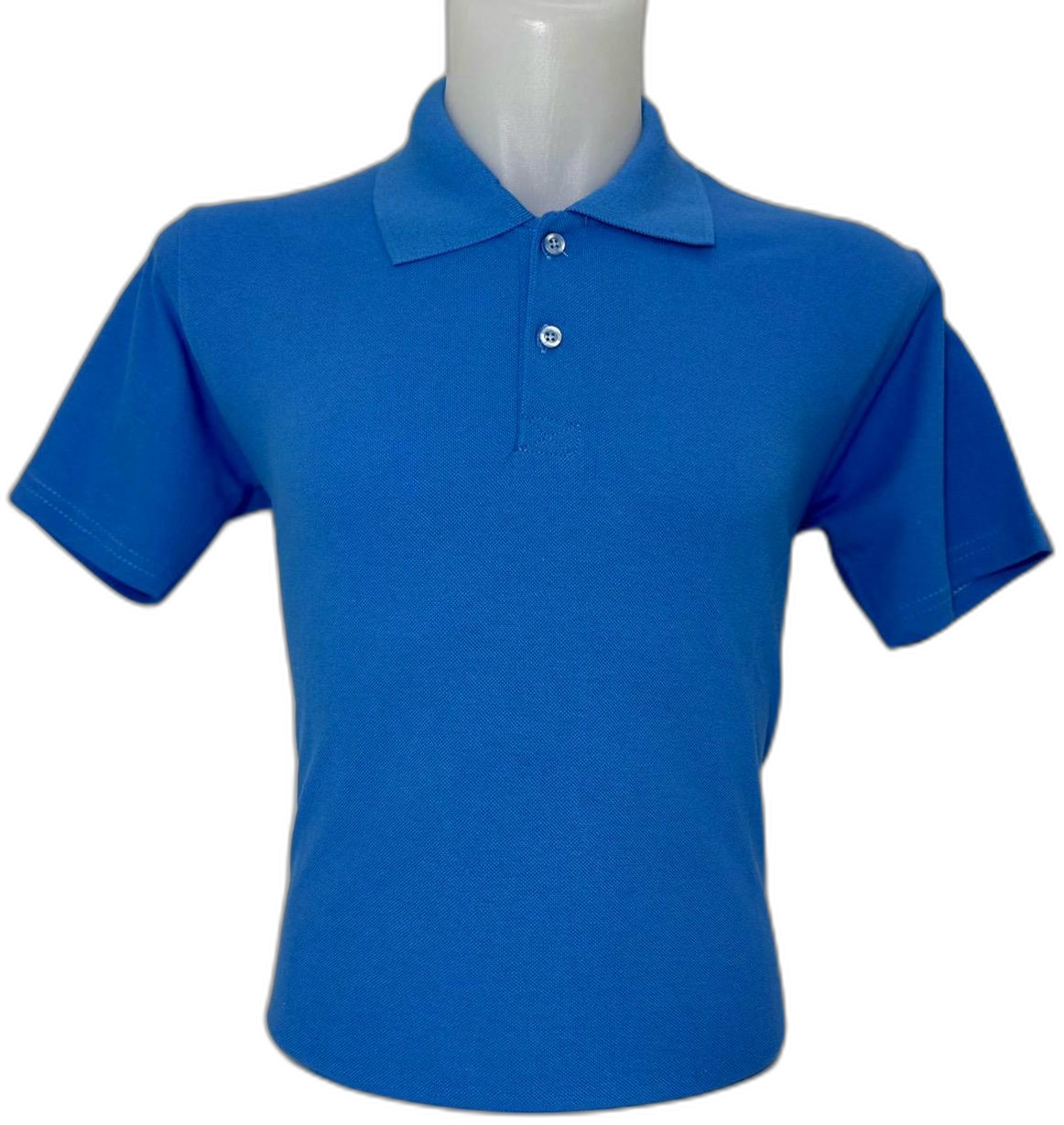 Saks Mavi Polo Yaka Tişört